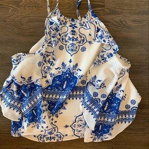 Lovers and friends open back tank